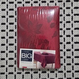 The Big One Crimson Tablecloth, 60" x 84"